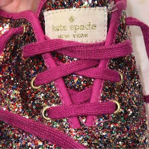 Kate Spade and Keds collaborated  glitter tennis shoes size 11 pink - Picture 8 of 11